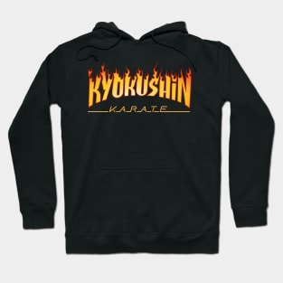 Kyokushin Karate Flame Logo Hoodie